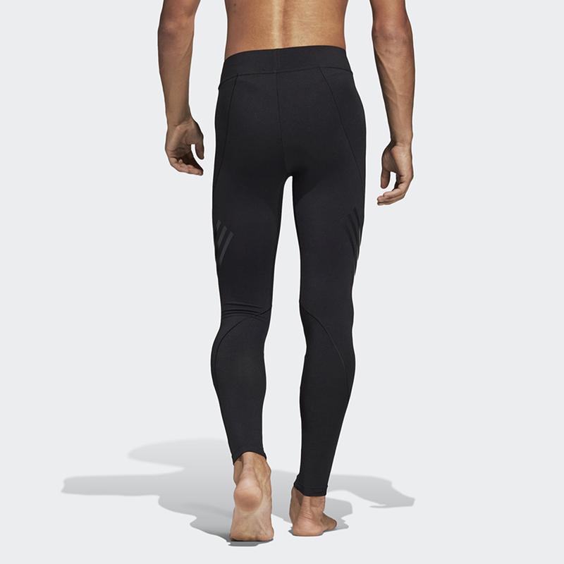 Adidas Techfit Lite Three-Stripes Performance Training Tights Men Bottoms Black DQ3575