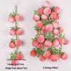 Artificial Vegetable & Fruit Skewer Wall Hanging - Chili & Corn Decor
