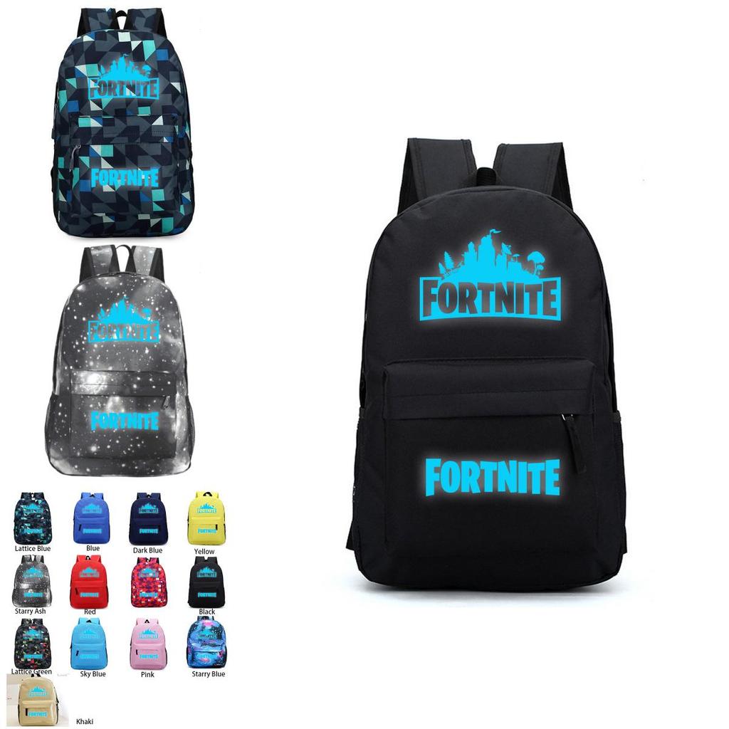 School Fortnite Bag Battle Royale Shoulder Luminous Boy Backpack Trendy Cool And