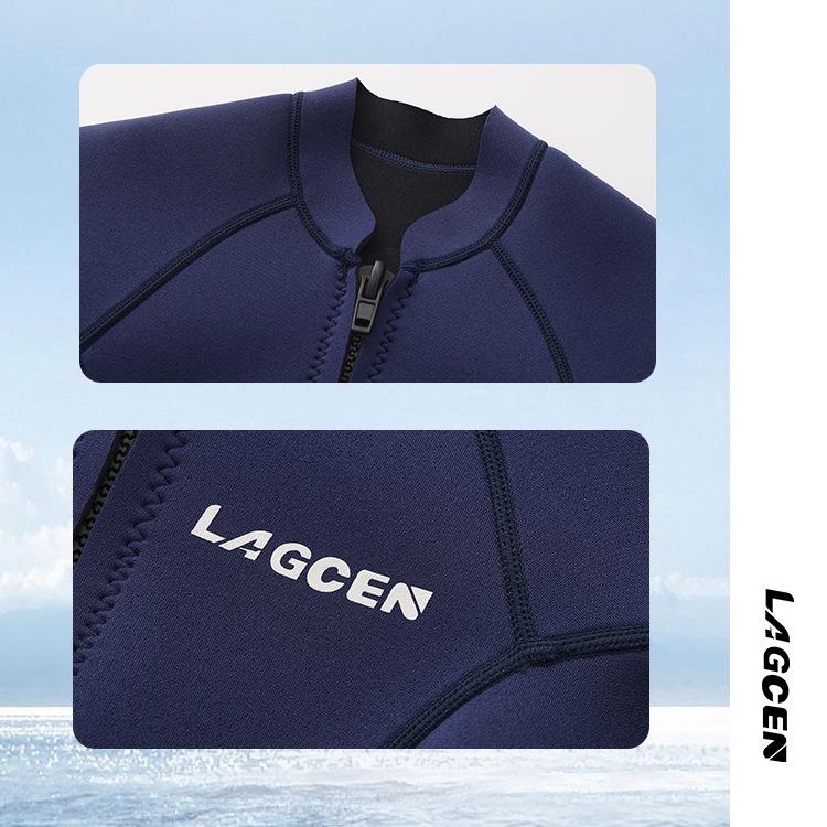 3MM Neopren Neoprenanzug Damen Einteiler Langarm Bikini Schlanker Badeanzug Damen Surfanzug