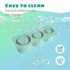 Silicone Ice Cube Tray Core Content Mold with Lid for Ice - Making Cups Easy Demoulding Ideal for Making Ice Cubes Convenient