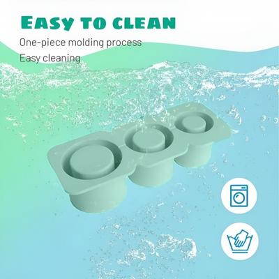 Silicone Ice Cube Tray Core Content Mold with Lid for Ice - Making Cups Easy Demoulding Ideal for Making Ice Cubes Convenient
