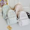 Japanese floral soft girl girl backpack girl, Korean ins Fengsen small fresh schoolbag high school student backpack