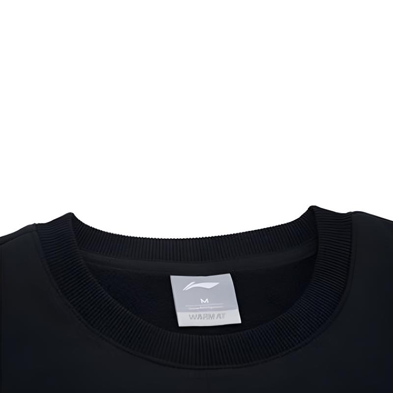 Li Ning Sweatshirts Men's Crew Neck Thickened Regular AWDVP37-2