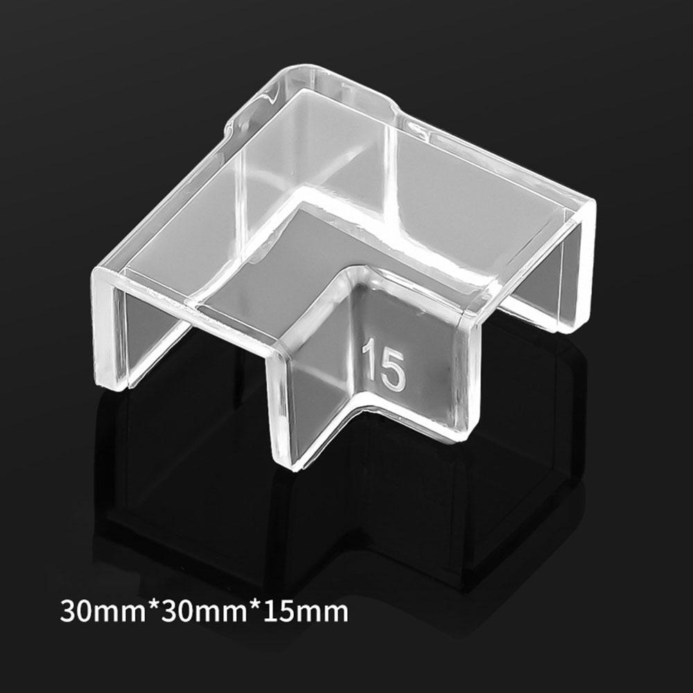 4pcs PVC Anti-collision Aquarium Supplies Fish Tank Corner Protector Adhesive-free Glass Acrylic Fish Tank Corner Protector