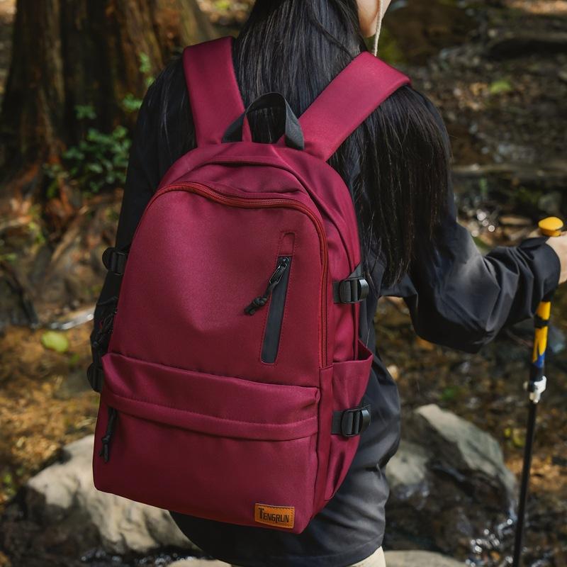 New backpack men's large-capacity high-end school bag female junior high school students high school students simple casual computer backpack