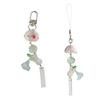 Sturdy Resin Beaded Phone Lanyard Handme Keychain Versatile Jewelry Gift Cellphone Strap Fashionable Daily Carry