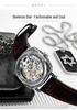 Skmei Fashion Square Men's Mechanical Watch with Leather Strap