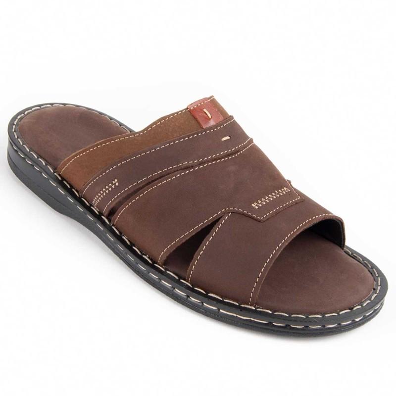 Herren-Ledersandale. Purapiel Beira9 103016