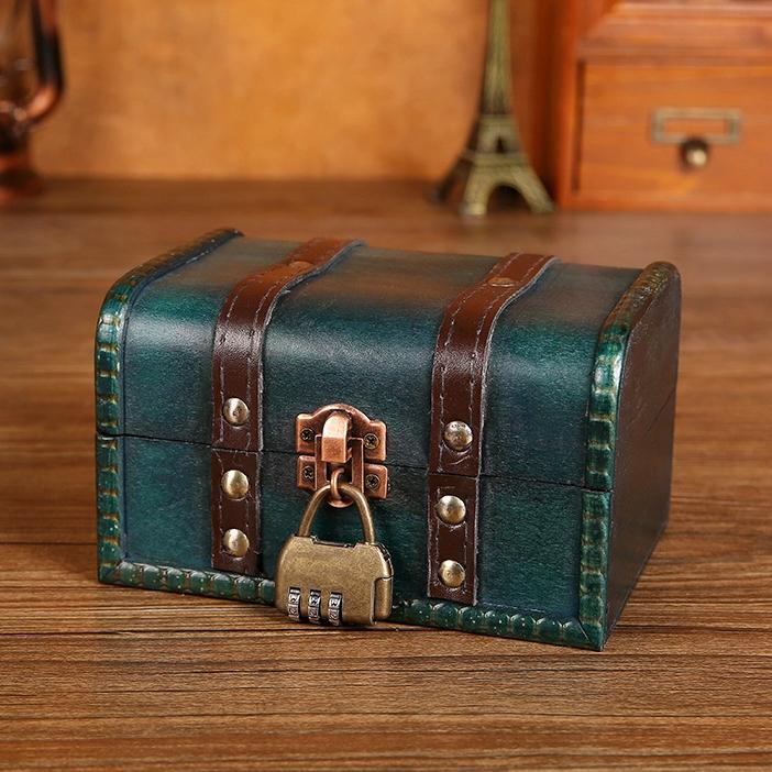 

Винтажная деревянная шкатулка для украшений для ожерелий, серег и аксессуаров, персонализированная подарочная коробка для хранения, декоративная упаковочная коробка