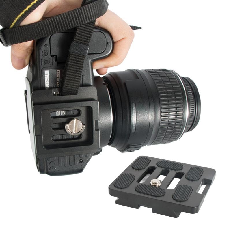 High Strength Aluminum Quick Release Plate With 3 Screw Mounting Channel And Anti Slip Feet For TY50X Tripods