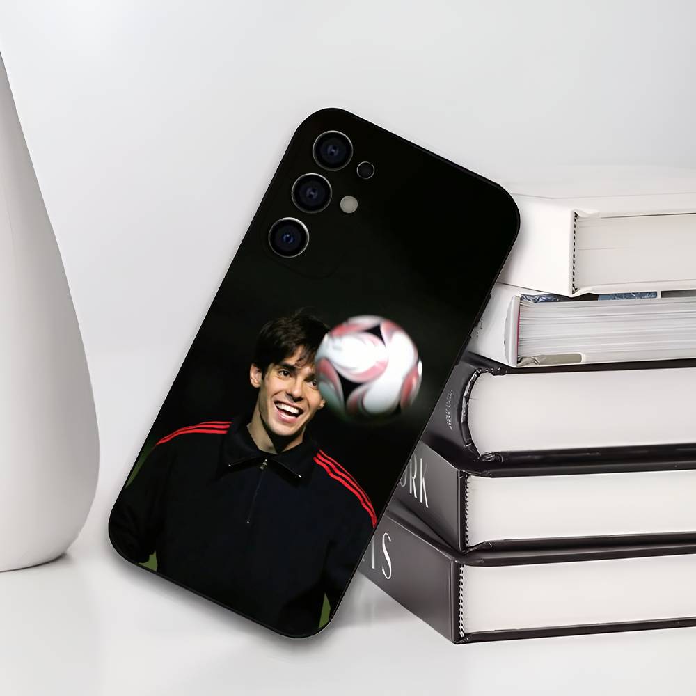 Football R-Ricardos K-Kakas Phone Case For Samsung S25,S24,S21,S22,S23,S30,Ultra,S20,Plus,Soft Silicone Black Cover