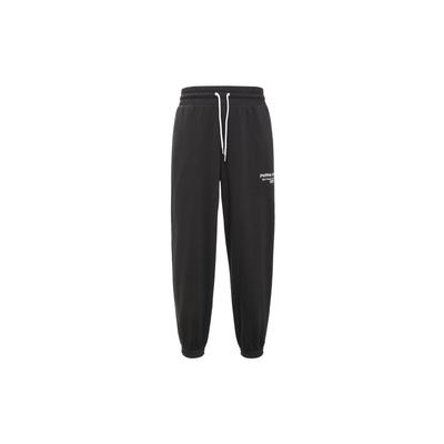 Letter Print Breathable Casual Pants Women Bottoms Black 623476-01
