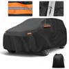 Motoforti Car Cover Outdoor Waterproof Sun Rain Hail Protection with Left Side Door Zipper 210D-PU for Toyota BZ4X