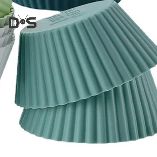 24 ks/sada Tepelně odolná nepřilnavá forma na muffiny Silikonová elastická Forma na dortíky, která se snadno vyjímá, příslušenství k pečení