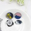 Fashion Bagua Series: Sun, Moon & Dolphin Creative Brooch