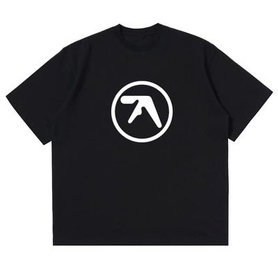 2024 Korejský styl Pánské tričko Bavlna Aphex Twin Y2k Streetwear Grafický Korejská móda Potisk Harajuku Vintage Top Trička Oversized