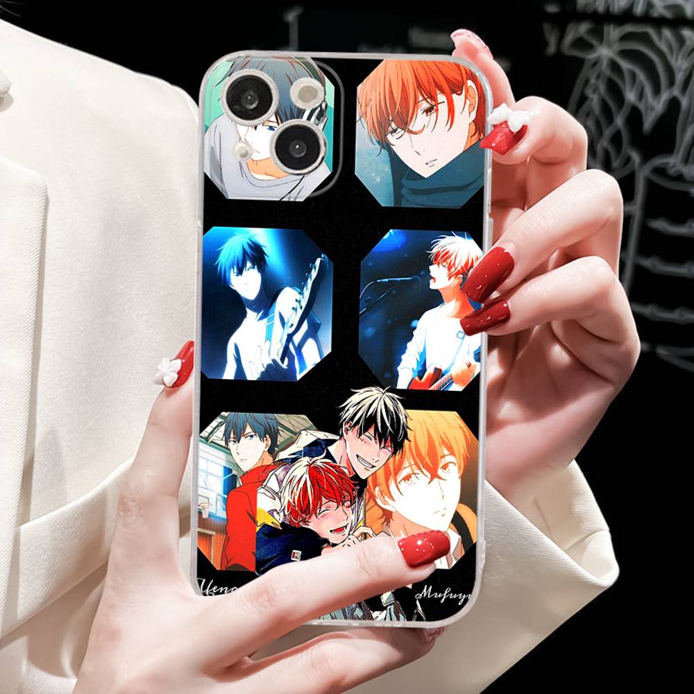 Japanses Cartoon Given Transparent Phone Case For IPhone 17 Air 16 Pro Max 15 14 13 12 11Plus Shockproof Cover