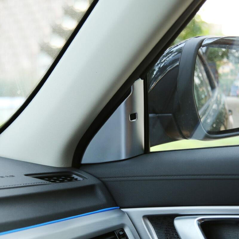 ABS Plastic Chrome For Proton X70 2018  Accessories Car A-Pillar Speaker Horn Ring Cover Trim Car Styling