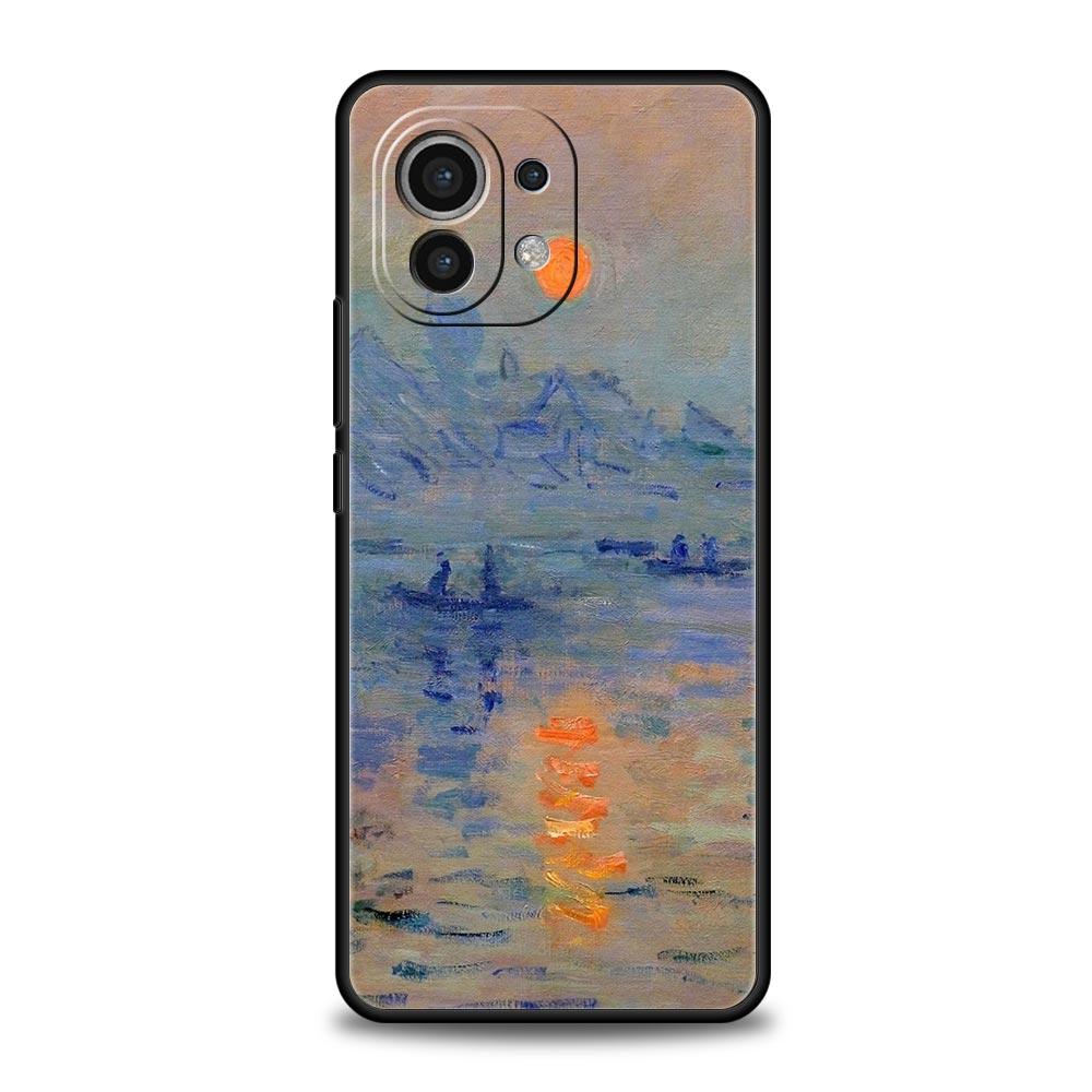 Claude Monet Impressionismus Handyhülle Für Xiaomi 13 12 11 Lite 12T 11T 10T 9T Mi Poco X5 M4 M3 X4 X3 Pro F5 F4 F3 GT 5G Cover