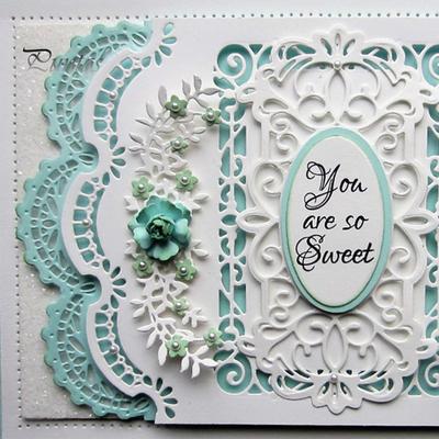 Welle Spitze Rand Schneiden Stirbt DIY Scrapbooking Papier Karte Decor Punch Stencil Mold