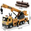 Huang Yem Construction Vehicle Toy Car Crane Toy Construction Truck Work Vehicle Work Vehicle Alloy Construction Car with Telescopic Boom Structure