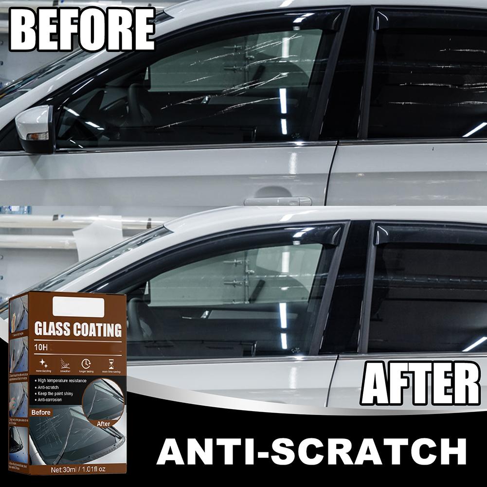 Auto Glasbeschichtungsmittel Nano Kristallbeschichtung Flüssigkeit zum Polieren von Scheiben Kratzfestigkeit Glas Wasserdicht Staubdicht Alter Z3D1