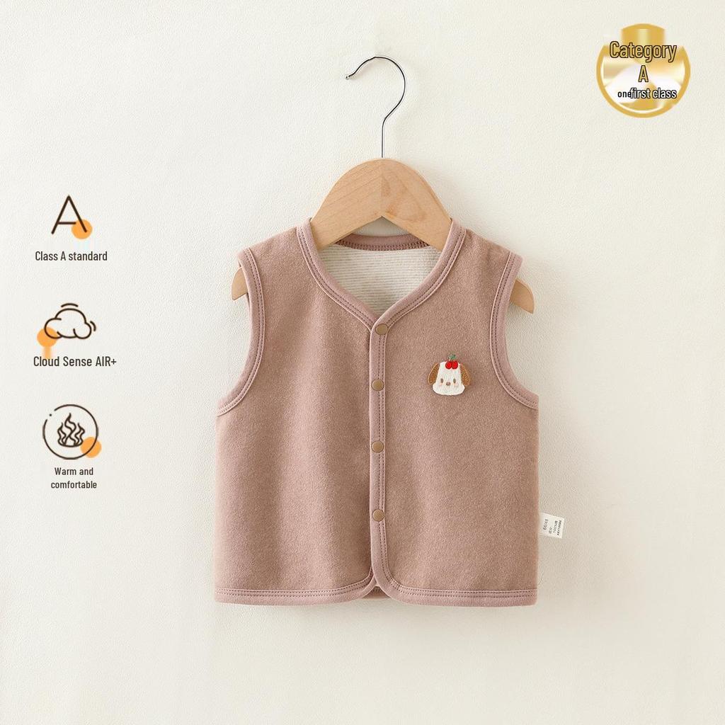 Infant A-Class Wool Silk Vest - Spring & Autumn Warm Outerwear
