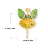 Alloy Ballet Dancer Brooch Pin Comfort Fit for Long Hours Use in Workplace School Multifunctional Accessory