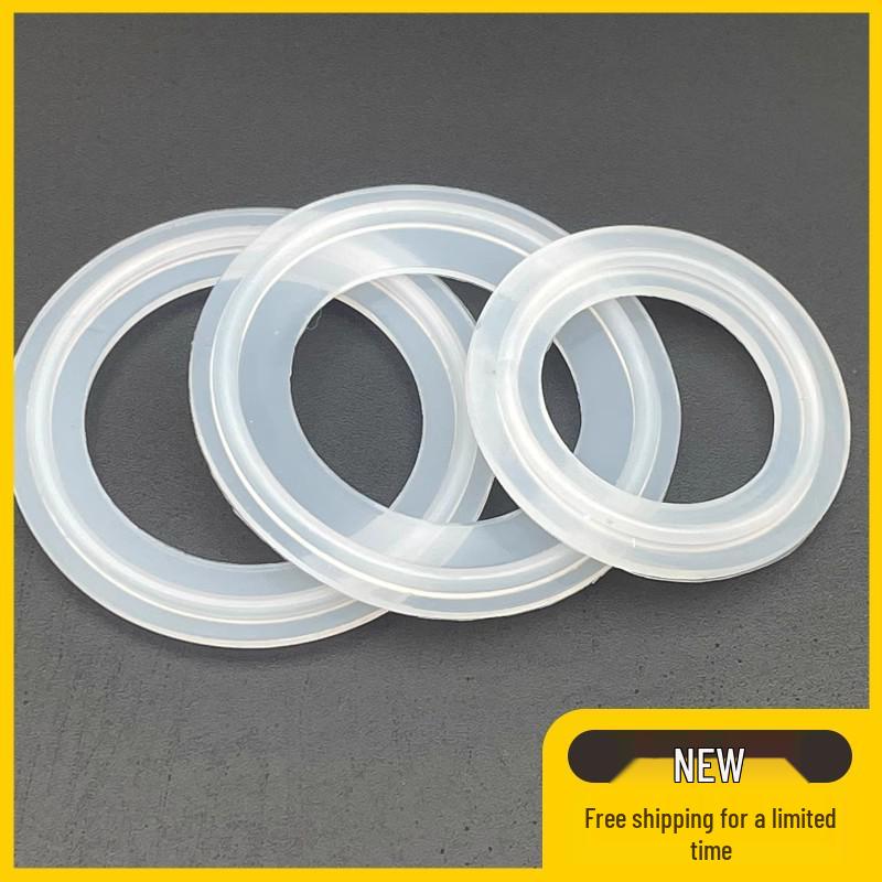 Stainless Steel Quick Release Silicone Seal Ring Gasket 114mm Inner (130mm Clamp)