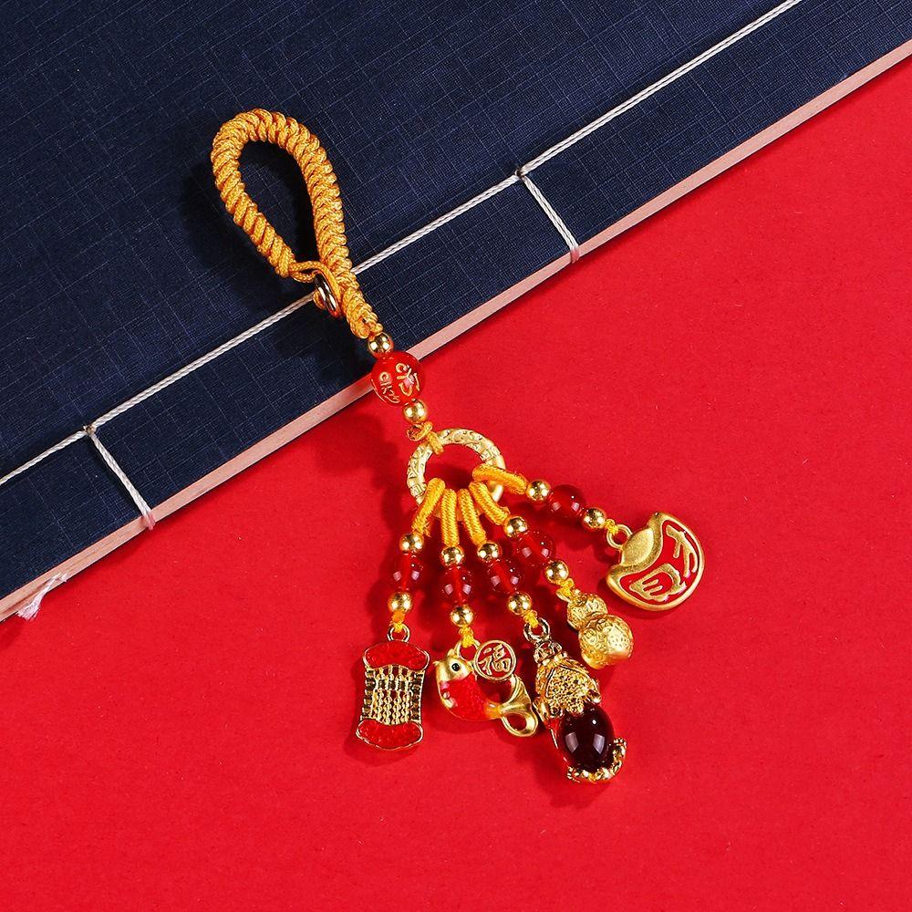 Enamel Car Keys Charms Small Pendant Key Chain Strap Cute Plutus Lucky Keychain  Phone Pendent