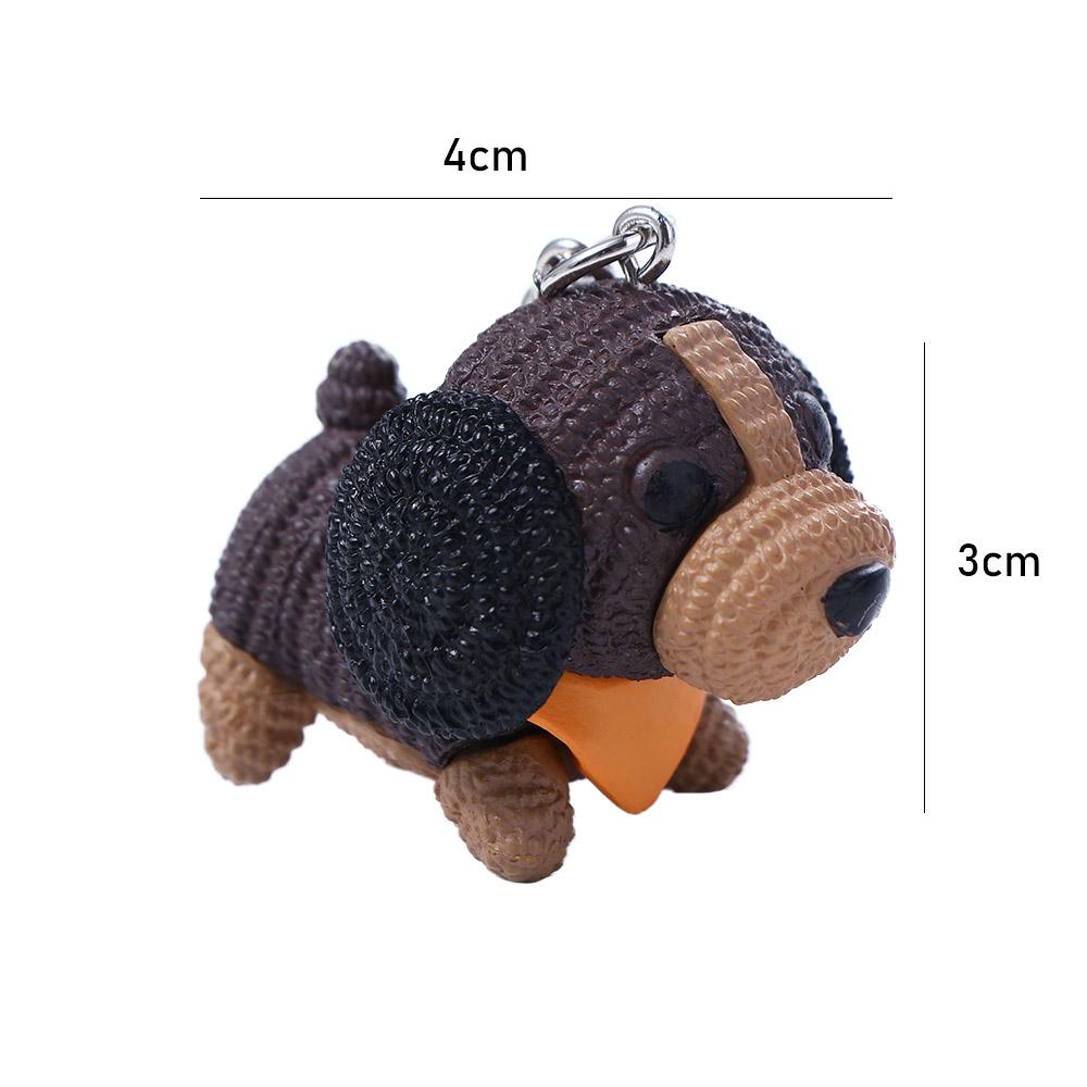 Interior Accessories Key Accessories Dog Doll Keyrings Keychains Bag Pendant Dog Mascot Keychain