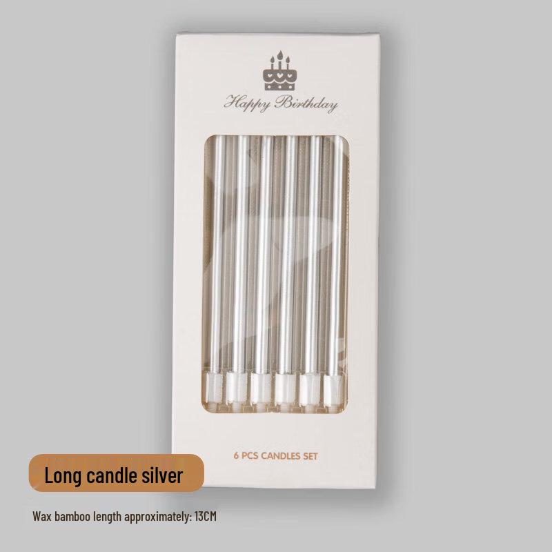 LIEI Curve Cake Candles - 50 Count