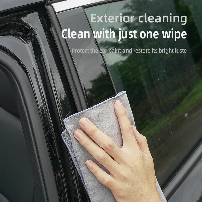 EMF1   2025 Hot Car Interior Cleaning Tools Microfiber Towel Wiping Cloth Clean Rag For Mercedes Benz AMG GLE GLS CLS GLC CLA GLA GLK M
