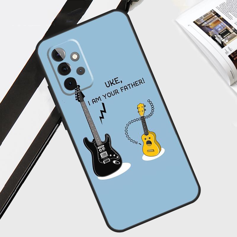Guitar Instrument Music Case For Samsung Galaxy A56 A36 A26 A16 A06 A54 A34 A14 A12 A22 A32 A52 A13 A53 A15 A35 A55