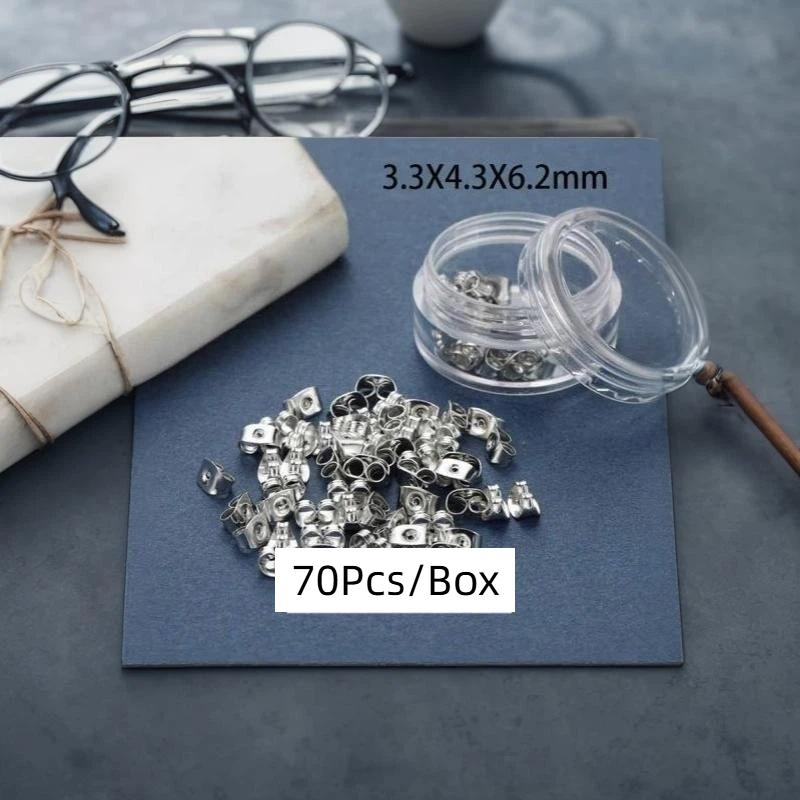 Eco-friendly Soft Silicone Earring Back Stoppers 200-2000Pcs Non-toxic for Stud Earrings DIY Jewelry Making