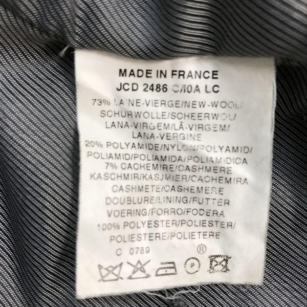 USED/LENER CORDIER Cashmere Wool Coat Women’s L-XL Navy France/Japan