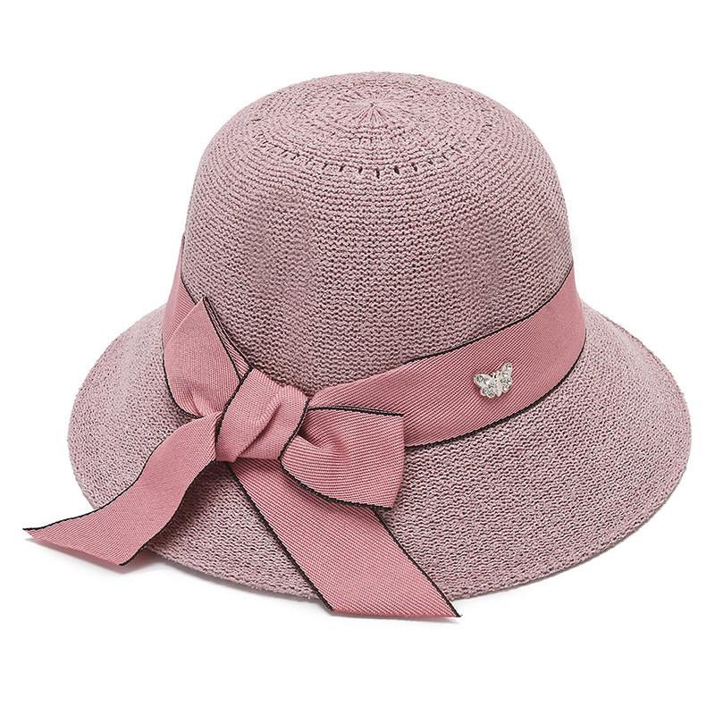 Summer Womens Wide Brim Straw Sun Hat With Sun Protection For Beach And Outdoor Activities