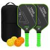 Li Shen Kohlefaser Verlängertes Pickleball Schläger Set