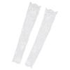 Seethrough Lace Arm Sleeves Sheer Gloves For Bride Wedding Gowns And Formal Occasion Lace Flower Gloves for Banquets