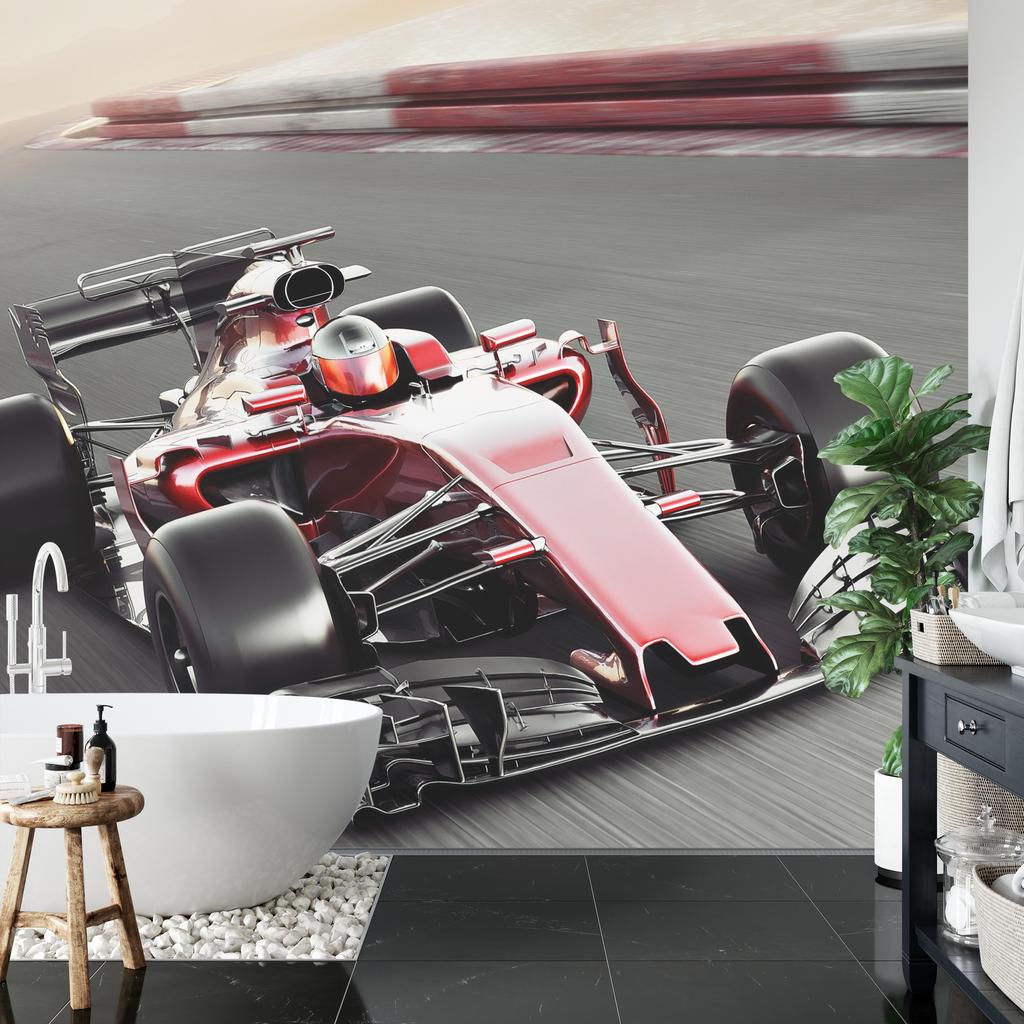Photomural F1 Car On A Track Non-Woven 416x254
