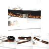 Fashionable Flame Pattern Metal Buckle Decoration Woven Canvas Belt For Men And Women Casual Style