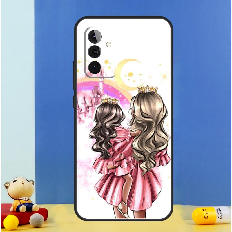 Super Mom Baby Girl Son Daughter Case For Samsung Galaxy A06 A56 A16 A36 A55 A35 A33 A53 A13 A23 A17 A54 A34 A14 A52 A32 A15