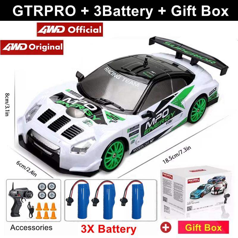 Rc Drift Car With Led Light Remote Control Vehicle Ae86 Professional High Speed Racing Toys For Kids Children Adults Gifts
