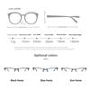 2025 New Fashionable Semi-rimless Myopia Glasses Openwork Temple Arms Unisex Business Minus Diopter Eyeglasses 0 To -4.0
