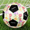 Ballon de Football Taille 5 Thème Jelly Jamm Nom Personnalisable, Convient aux Matchs Intérieurs et Extérieurs, un Cadeau Convient à Tous.