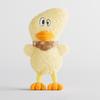 Squeaky Plush Dog Toy Bite-Resistant Chew Toys for Duck Shape Puppies Medium Dogs Interactive Play Toys