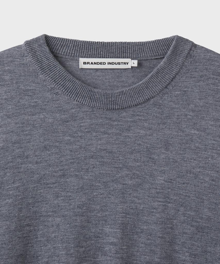 Beulaendideu [Superior] Essential Superfine Round Knit [Melange Gray]