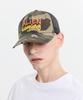 HOODHOOD Alien Coming Camo Trucker Cap Khaki