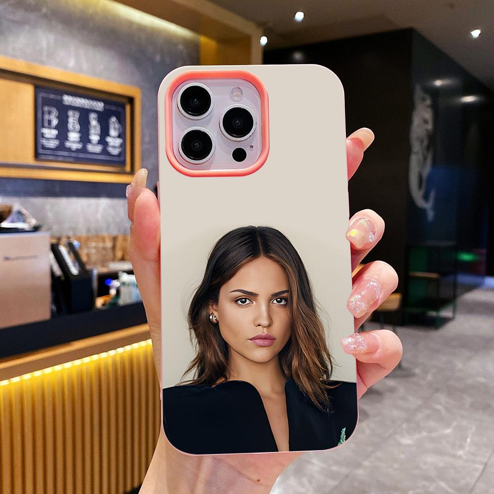 Fashion Eiza Gonzalez Jelly Double layer Pink Mobile Phone Case for iPhone 17 16 15 14 13 12 11 Air Pro Max Plus Protective